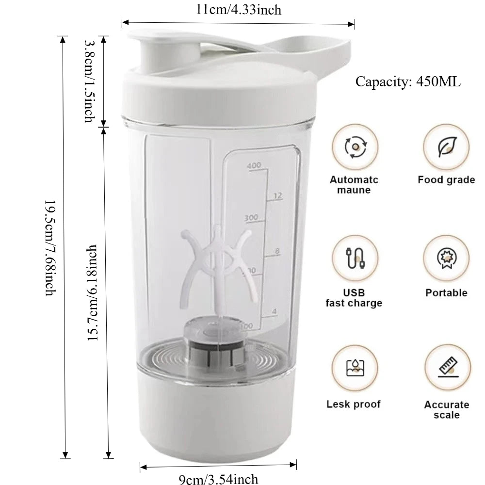 Choosio Electric Shaker Bottle - 400 ML